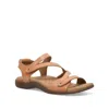 Taos Big Time Ankle Strap Sandal In White