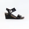 Taos Women's Carousel 3 Wedge Sandals In Black In Black