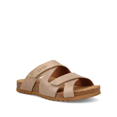Taos Women's Casita Open Back Sandal In Stone In Neutral
