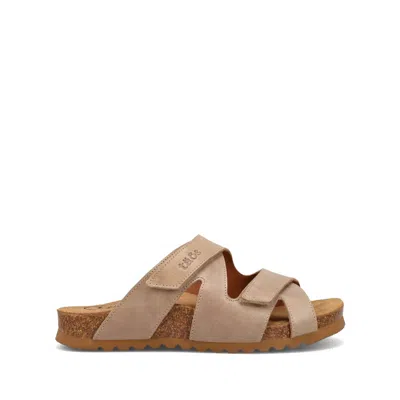 Taos Women's Casita Sandal In Stone Leather In Nude