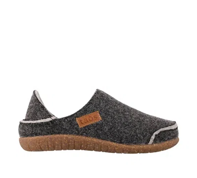 Taos Women's Convertawool Slipper Moccasin In Charcoal In Gray