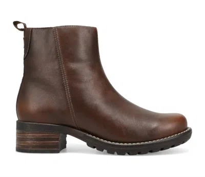 Taos Women's Cuptown Leather Boot In Dark Brown