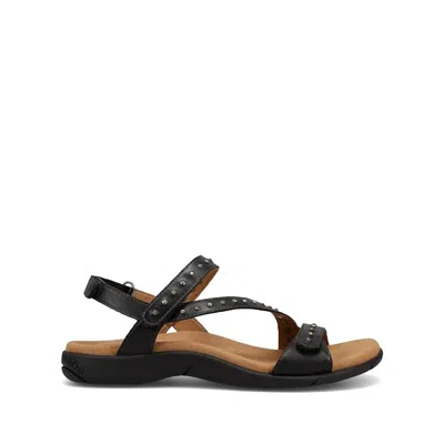 Taos Women's Dazzle Flat Sandals In Black