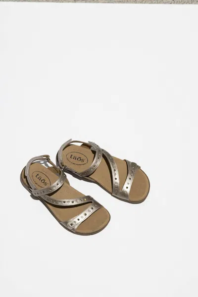 Taos Women's Dazzle Sandal In Champange In Silver