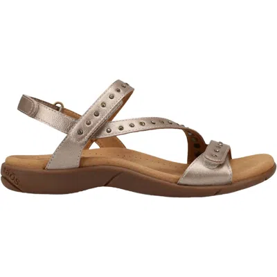 Taos Women's Dazzle Sandal In Champagne In White