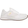 Taos Women's Direction Sneaker In White/white Nylon/mesh In Multi