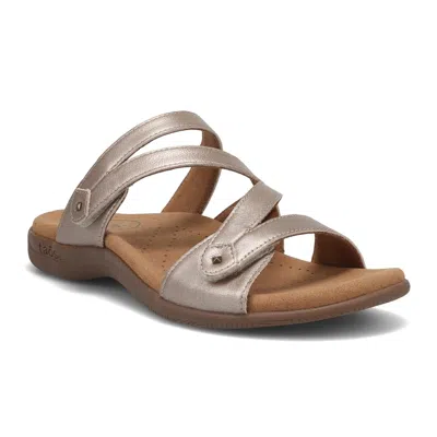 Taos Women's Double U Sandal In Champagne In Multi
