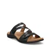 Taos Women's Double U Strappy Slide In Black In Black