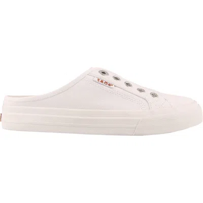 Taos Women's Ez Soul Slip On In White Canvas In Multi
