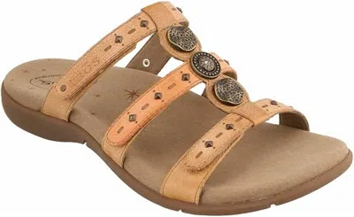 Taos Women's Festive Slide Sandals In Honey Multi