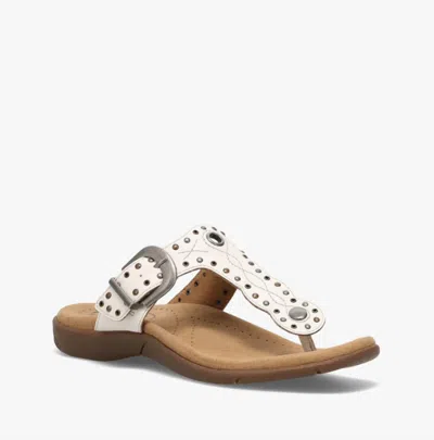 Taos Women Flash Sandal In White