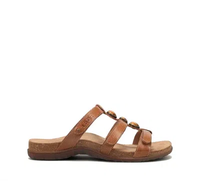 Taos Women's Gemma Dressy Slide Sandal In Hazelnut In Brown
