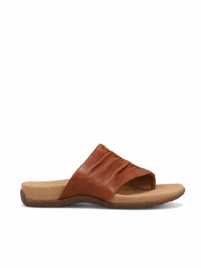 Taos Women's Gift 2 Comfortable Leather Sandal In Cognac In Multi