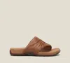 Taos Women Gift 2 Leather Sandal In Cognac In Animal Print