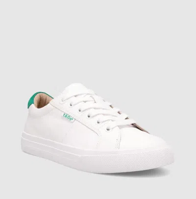 Taos Women's Heart & Soul Lux Sneaker In White/ Green In Multi
