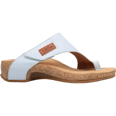 Taos Women's Loop Leather Sandal In Light Blue In Multi