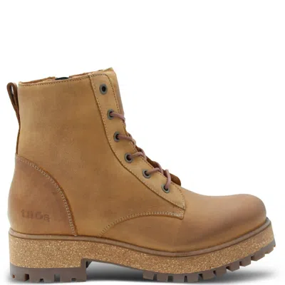 Taos Women's Main Street Flat Boots In Beige In Sand