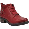 Taos Mini Cave Ankle Boot In Red