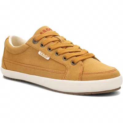 Taos Women's Moc Star 2 Sneaker In Deli Mustard In Brown