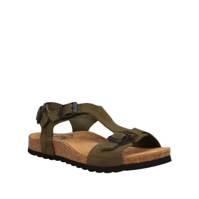Taos Women's Mvp Suede Sandal In Olive In Green