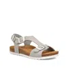Taos Women's Mvp Sandal In Light Grey Suede In Multi