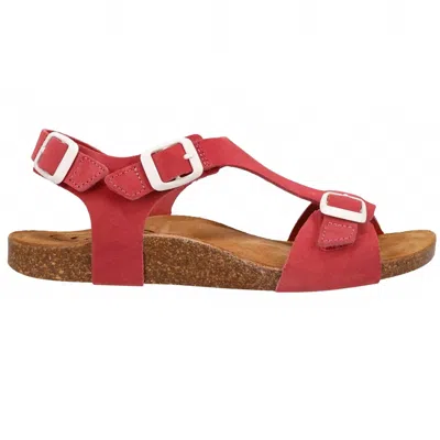 Taos Women's Mvp Suede Strap Sandals In Rose Suede In Multi