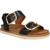 Taos Women's On The Double Sandals In Black In Black