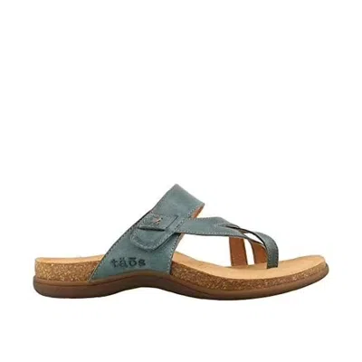 Taos Women's Perfect Thong Sandal In Teal In Blue