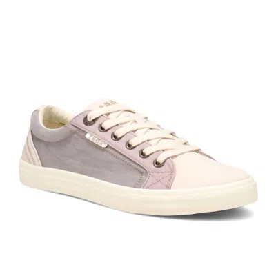 Taos Women's Plim Soul Canvas Sneaker - Medium Width In Grey Multi