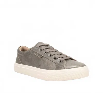 Taos Women's Plim Soul Lux Sneaker In Olive Fatigue In Gray