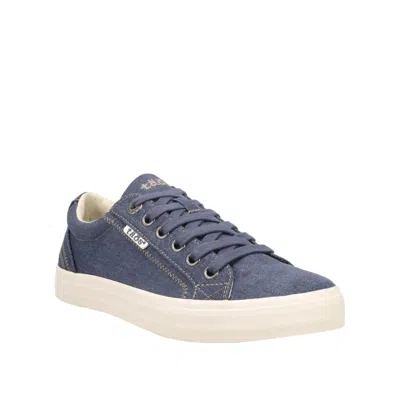 Taos Women's Plim Soul Sneaker In Blue Wash In Multi