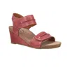 Taos Women's Reason Sandals In Warm Red In Multi