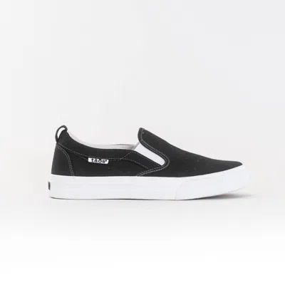 Taos Women's Rubber Soul Canvas Sneakers In Black/white Canvas In Multi