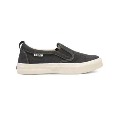 Taos Women's Rubber Soul Canvas Sneakers In Charcoal Washed Canvas In Multi