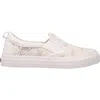 Taos Women's Rubber Soul Sneaker In Geo Print White Canvas In Multi