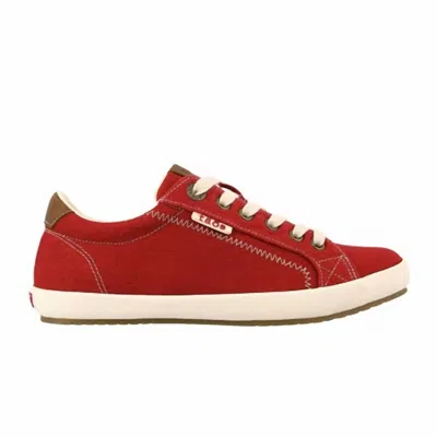 Taos Women's Star Burst Sneaker In Red