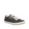 Taos Women's Star Sneakers In Charcoal Wash Canvas In Multi