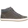 Taos Women's Start Up Sneaker - Medium Width In Graphite Distressed In Pink