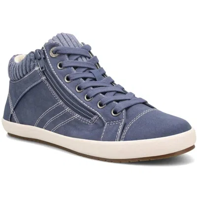Taos Women's Startup Sneaker In Indigo Distressed In Multi