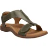 Taos Women's The Show Sandals In Olive In Green