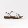 Taos Women's Trophy 2 Leather Sandal In White In White