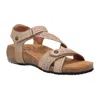 Taos Women's Trulie Backstrap Sandal In Stone In Brown