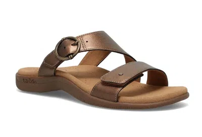Taos Women's Westside Sandal In Bronze In Brown