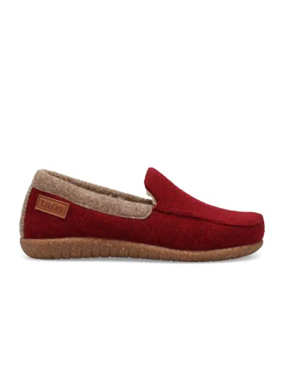 Taos Women's Woolfer Wool Loafer In Cranberry In Red