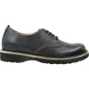 Taos Women's Work It Smooth Leather Shoe In Black In Black