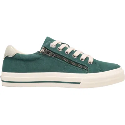 Taos Women's Z Soul Canvas Sneakers In Clover/mist Vintage In Green