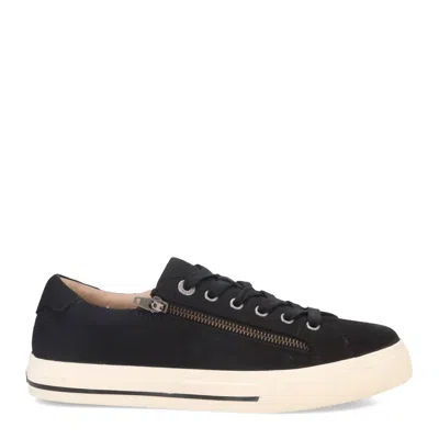 Taos Women's Z-soul Lux Sneaker - Medium Width In Black Nubuck