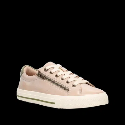Taos Women's Z Soul Lux Sneaker In Oyster/olive In Neutral