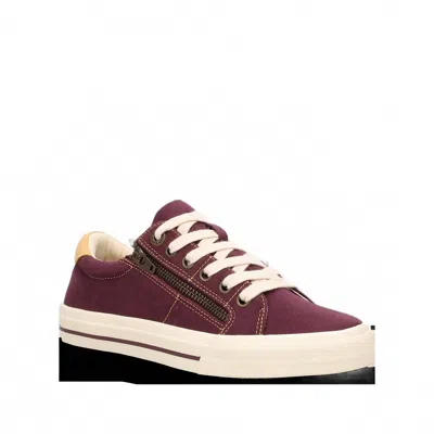 Taos Women's Z Soul Lux Sneaker In Plum/maize In Multi