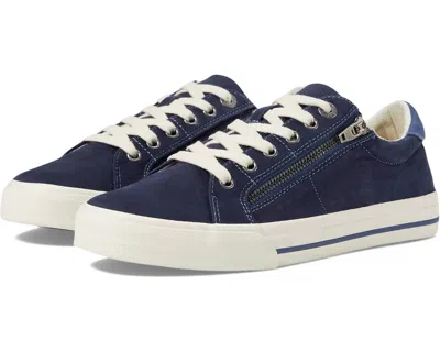 Taos Women's Z Soul Sneaker - Wide Width In Navy/indigo In Multi